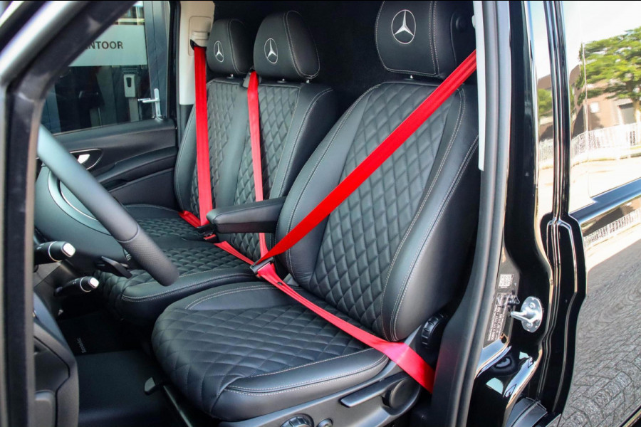Mercedes-Benz Vito 114 CDI Lang AMG Edition 9G Automaat! UNIEK! NIEUW|LED|NAVI CarPlay|Camera|Leder|SideBars|Spoiler|19inch|Black