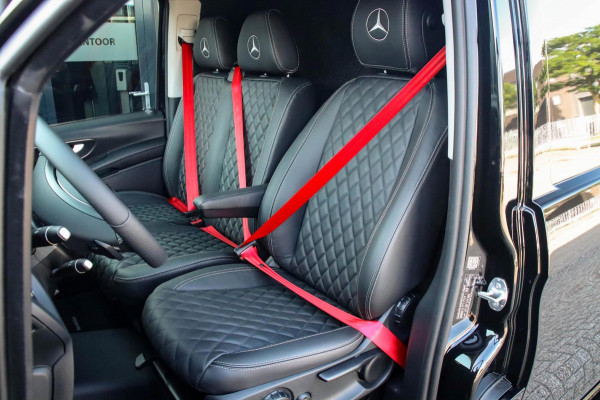 Mercedes-Benz Vito 114 CDI Lang AMG Edition 9G Automaat! UNIEK! NIEUW|LED|NAVI CarPlay|Camera|Leder|SideBars|Spoiler|19inch|Black