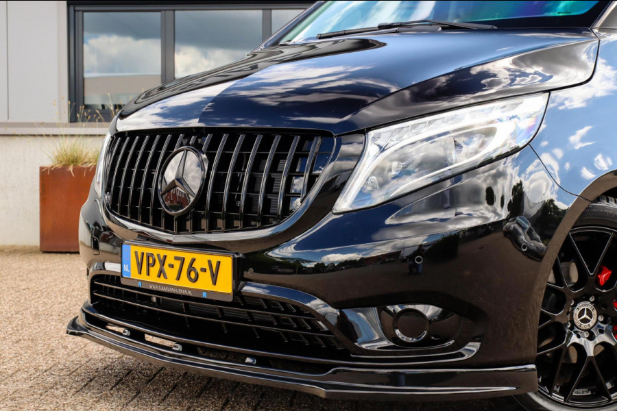 Mercedes-Benz Vito 114 CDI Lang AMG Edition 9G Automaat! UNIEK! NIEUW|LED|NAVI CarPlay|Camera|Leder|SideBars|Spoiler|19inch|Black
