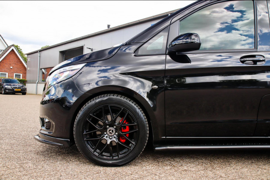 Mercedes-Benz Vito 114 CDI Lang AMG Edition 9G Automaat! UNIEK! NIEUW|LED|NAVI CarPlay|Camera|Leder|SideBars|Spoiler|19inch|Black
