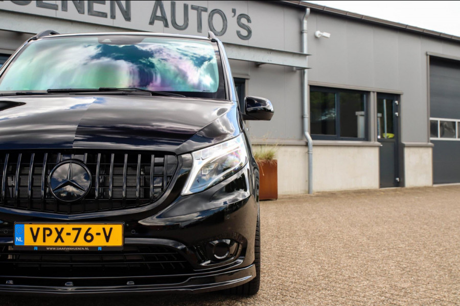Mercedes-Benz Vito 114 CDI Lang AMG Edition 9G Automaat! UNIEK! NIEUW|LED|NAVI CarPlay|Camera|Leder|SideBars|Spoiler|19inch|Black