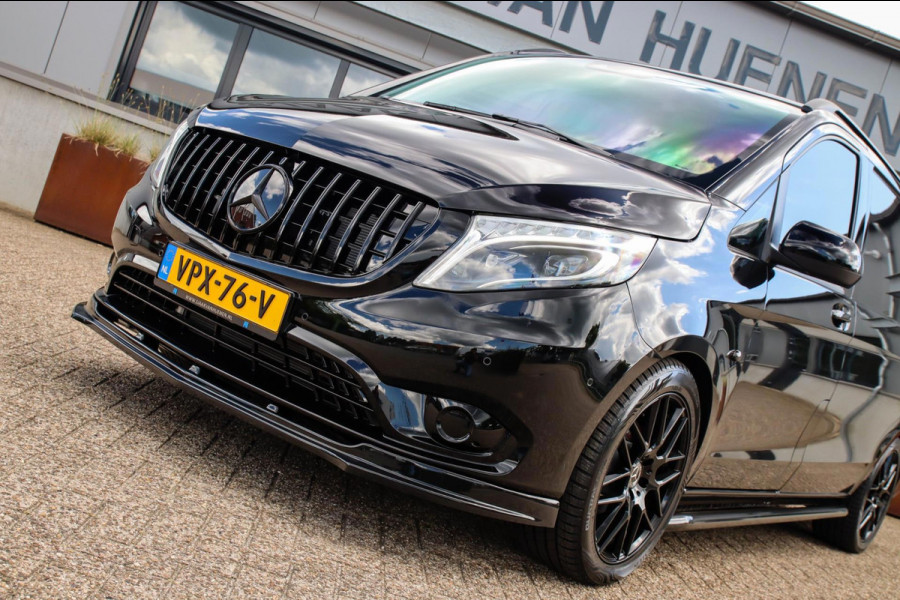 Mercedes-Benz Vito 114 CDI Lang AMG Edition 9G Automaat! UNIEK! NIEUW|LED|NAVI CarPlay|Camera|Leder|SideBars|Spoiler|19inch|Black