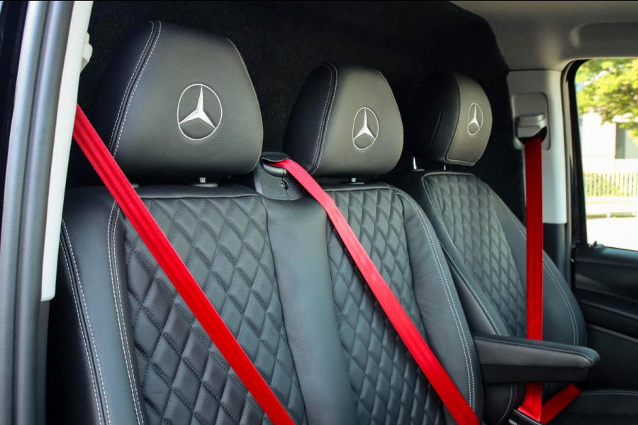 Mercedes-Benz Vito 114 CDI Lang AMG Edition 9G Automaat! UNIEK! NIEUW|LED|NAVI CarPlay|Camera|Leder|SideBars|Spoiler|19inch|Black