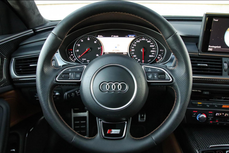 Audi A6 Avant 2.0 TFSI Quattro S line Edition 252pk Automaat! 1e|Audi Exclusive|Nardo Grey|Panoramadak|Kuipstoelen|Luchtvering|360