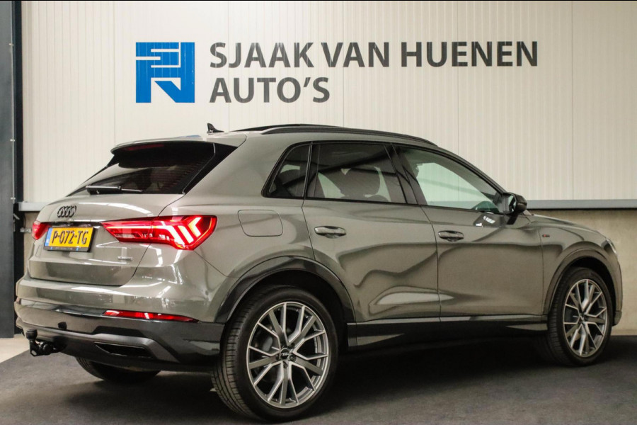 Audi Q3 40 2.0TFSI Quattro Edition One S-line 190pk S-Tronic 1e Eig|Panoramadak|Virtual Cockpit|LED Matrix|Leder|Black|20|Trekhaak