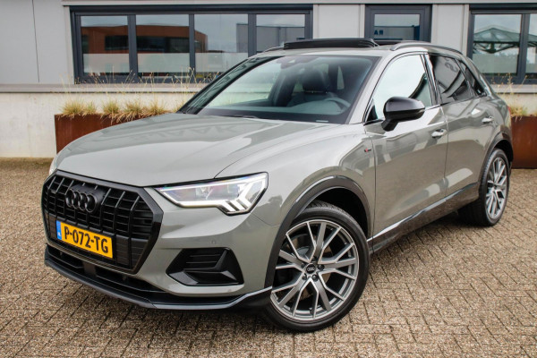 Audi Q3 40 2.0TFSI Quattro Edition One S-line 190pk S-Tronic 1e Eig|Panoramadak|Virtual Cockpit|LED Matrix|Leder|Black|20|Trekhaak