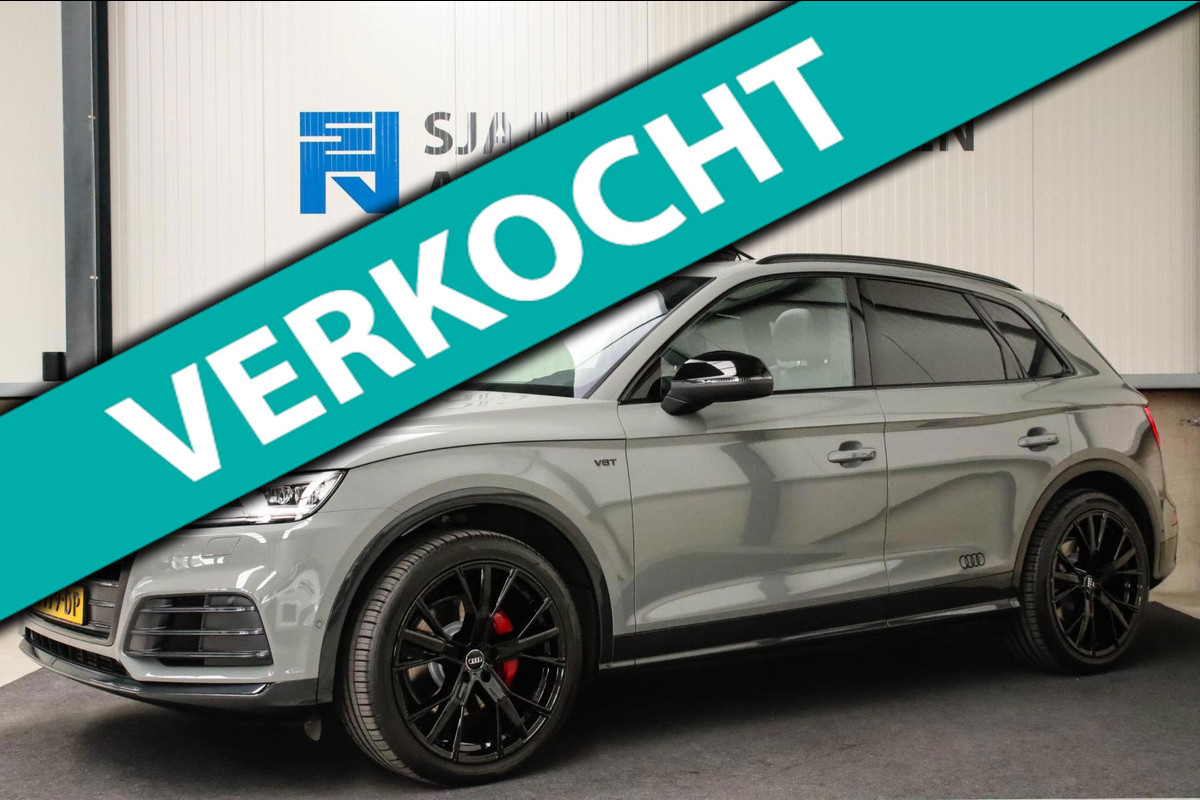 Audi SQ5 3.0TFSI Q5 Quattro S-Line 354pk Automaat DLR|Quantum|Kuipstoelen|Panoramadak|Virtual Cockpit|360 Camera|Black Pack|21inch