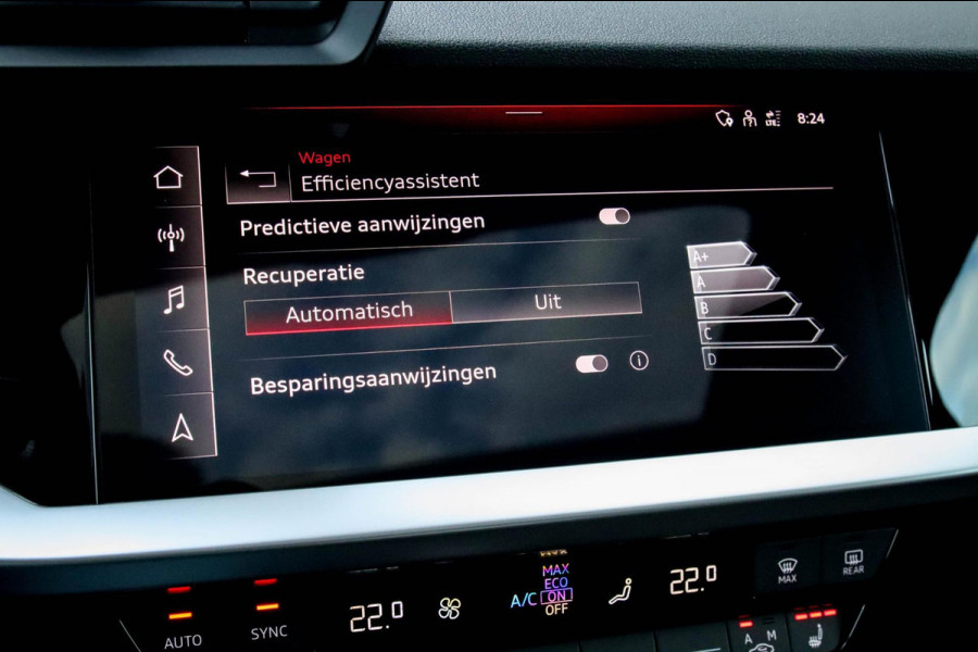 Audi A3 Sportback 35 1.5 TFSI S Edition One S-line 150pk S-Tronic Lederen kuipstoelen|Virtual Cockpit|Panoramadak|LED Matrix|Black