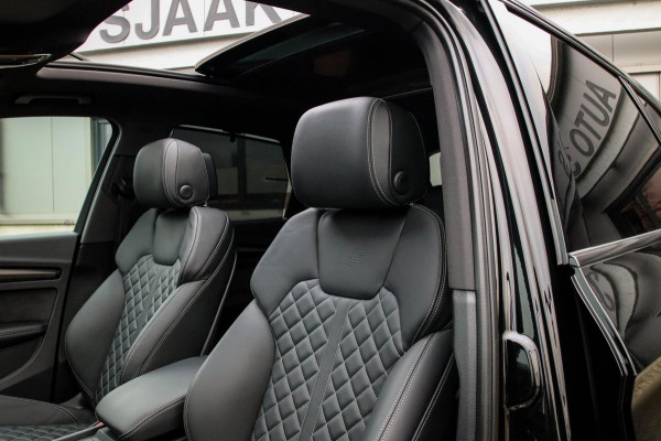 Audi Q5 3.0TFSI SQ5 Quattro S-Line 354pk Automaat! 1e Eig|DLR|Luchtvering|Kuipstoelen|Panoramadak|Virtual Cockpit|Black|Carbon|22
