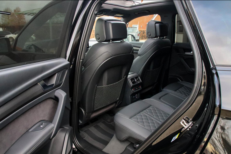 Audi Q5 3.0TFSI SQ5 Quattro S-Line 354pk Automaat! 1e Eig|DLR|Luchtvering|Kuipstoelen|Panoramadak|Virtual Cockpit|Black|Carbon|22