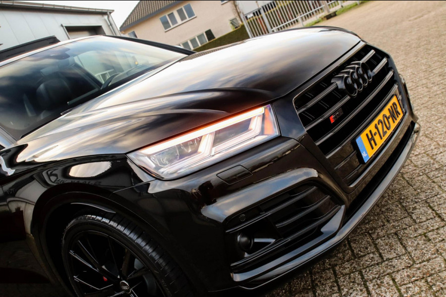 Audi Q5 3.0TFSI SQ5 Quattro S-Line 354pk Automaat! 1e Eig|DLR|Luchtvering|Kuipstoelen|Panoramadak|Virtual Cockpit|Black|Carbon|22