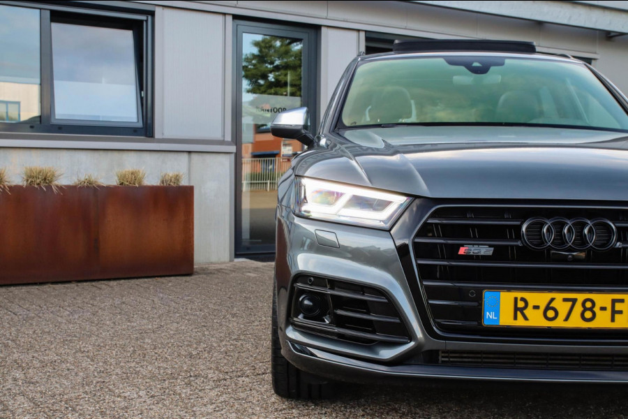 Audi Q5 3.0TFSI SQ5 Quattro S-Line 354pk Automaat! 1e Eig|DLR|Luchtvering|Kuipstoelen|Panoramadak|Virtual Cockpit|Black|Carbon|22