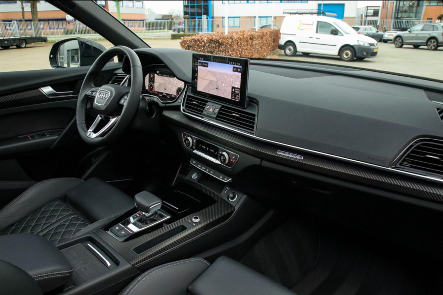 Audi Q5 45 2.0 TFSI Quattro Pro Line S S-Line 265pk Automaat! Panoramadak|Virtual Cockpit|Kuipstoelen|360 Camera|B&O|Black|22inch