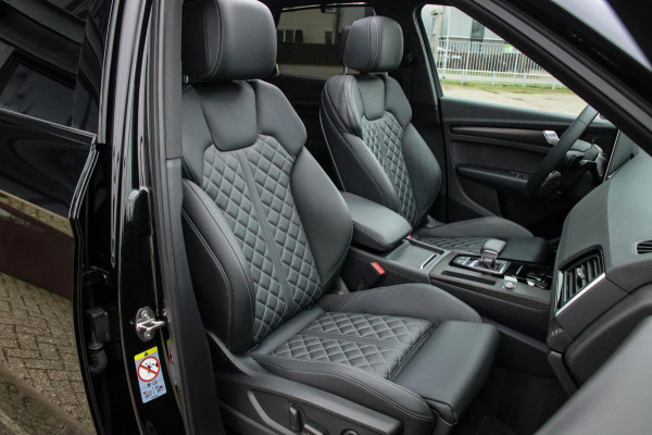 Audi Q5 45 2.0 TFSI Quattro Pro Line S S-Line 265pk Automaat! Panoramadak|Virtual Cockpit|Kuipstoelen|360 Camera|B&O|Black|22inch