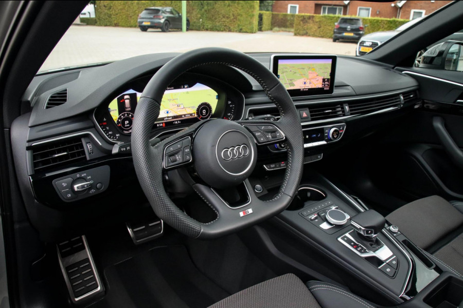Audi A4 Avant 40 2.0TFSI S line Black Edition Facelift 190pk S-Tronic! 1e Eig|DLR|Panoramadak|Virtual Cockpit|Leder|LED|Black|19
