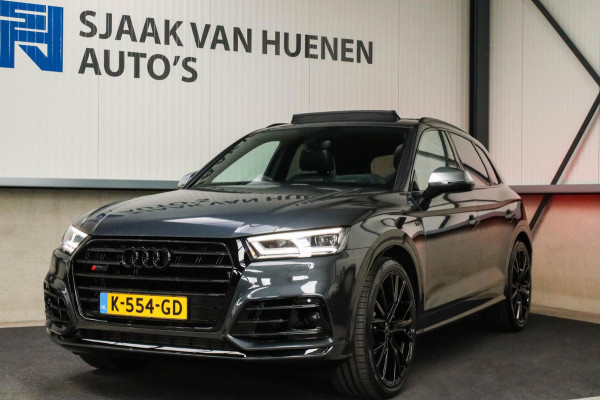Audi SQ5 3.0TFSI Q5 Quattro S-Line 354pk Automaat! 2e Eig|DLR|Luchtvering|Kuipstoelen|Panoramadak|Virtual Cockpit|Black|Carbon|22