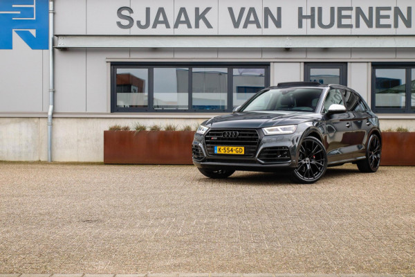 Audi SQ5 3.0TFSI Q5 Quattro S-Line 354pk Automaat! 2e Eig|DLR|Luchtvering|Kuipstoelen|Panoramadak|Virtual Cockpit|Black|Carbon|22
