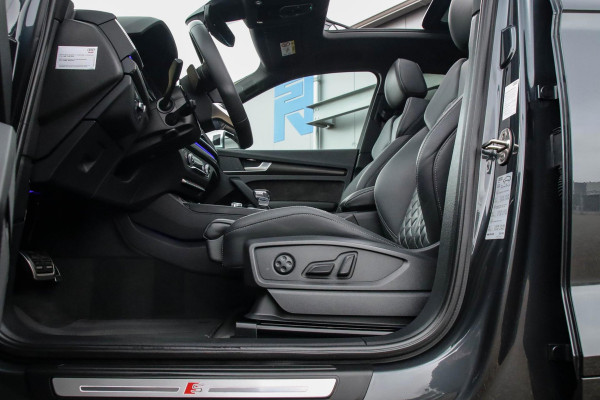 Audi SQ5 3.0TFSI Q5 Quattro S-Line 354pk Automaat! 2e Eig|DLR|Luchtvering|Kuipstoelen|Panoramadak|Virtual Cockpit|Black|Carbon|22