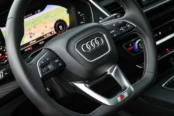 Audi SQ5 3.0TFSI Q5 Quattro S-Line 354pk Automaat! 2e Eig|DLR|Luchtvering|Kuipstoelen|Panoramadak|Virtual Cockpit|Black|Carbon|22