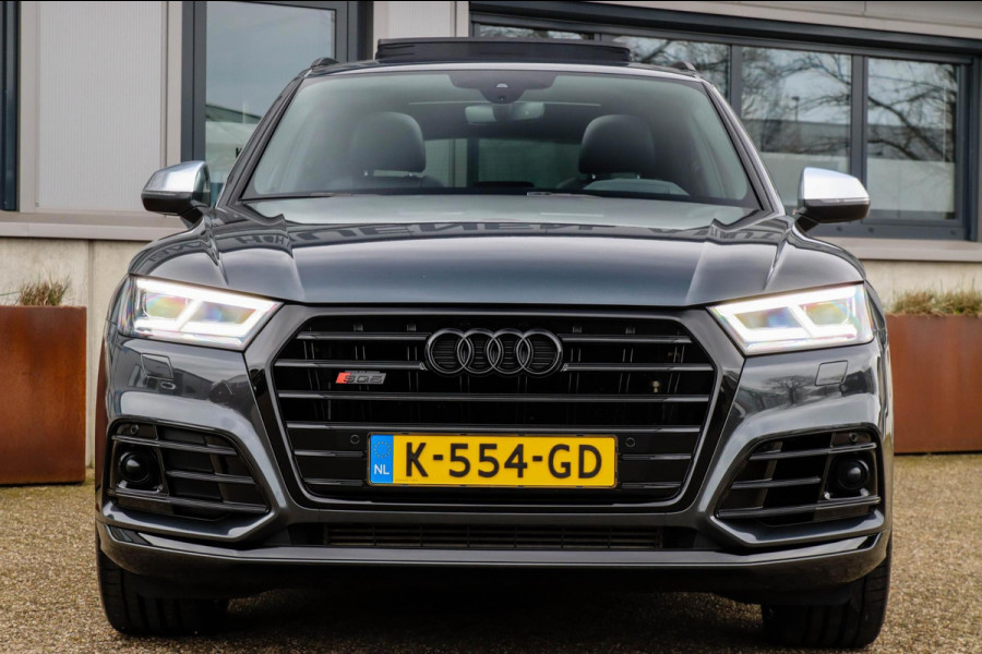 Audi SQ5 3.0TFSI Q5 Quattro S-Line 354pk Automaat! 2e Eig|DLR|Luchtvering|Kuipstoelen|Panoramadak|Virtual Cockpit|Black|Carbon|22