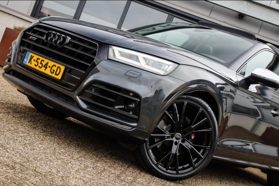 Audi SQ5 3.0TFSI Q5 Quattro S-Line 354pk Automaat! 2e Eig|DLR|Luchtvering|Kuipstoelen|Panoramadak|Virtual Cockpit|Black|Carbon|22