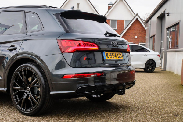 Audi SQ5 3.0TFSI Q5 Quattro S-Line 354pk Automaat! 2e Eig|DLR|Luchtvering|Kuipstoelen|Panoramadak|Virtual Cockpit|Black|Carbon|22