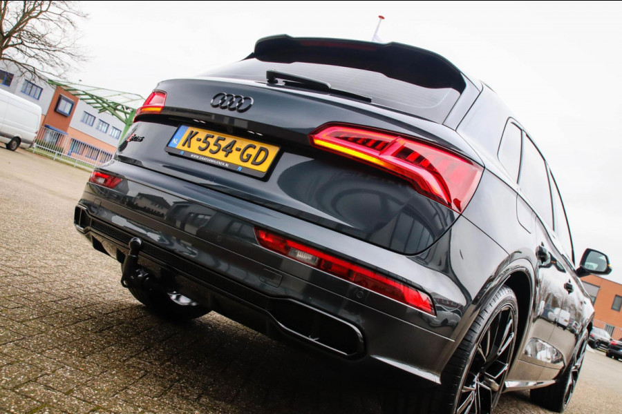 Audi SQ5 3.0TFSI Q5 Quattro S-Line 354pk Automaat! 2e Eig|DLR|Luchtvering|Kuipstoelen|Panoramadak|Virtual Cockpit|Black|Carbon|22