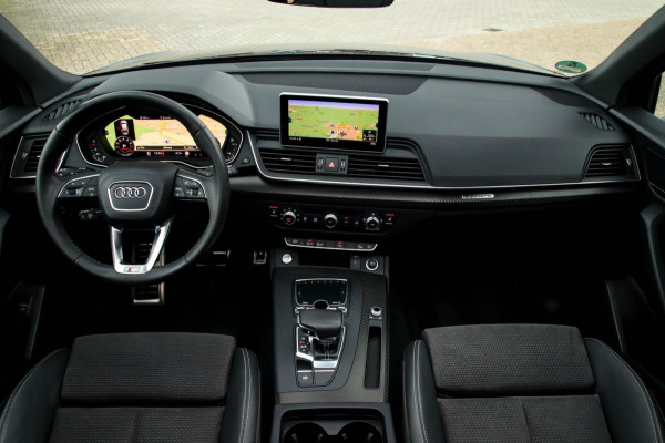 Audi Q5 2.0 TFSI Quattro Pro Line S S-Line 252pk Automaat! 1e Eig|DLR|Panoramadak|Virtual Cockpit|LED Matrix|Black|22inch|Trekhaak