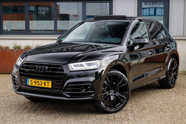 Audi Q5 2.0 TFSI Quattro Pro Line S S-Line 252pk Automaat! 1e Eig|DLR|Panoramadak|Virtual Cockpit|LED Matrix|Black|22inch|Trekhaak