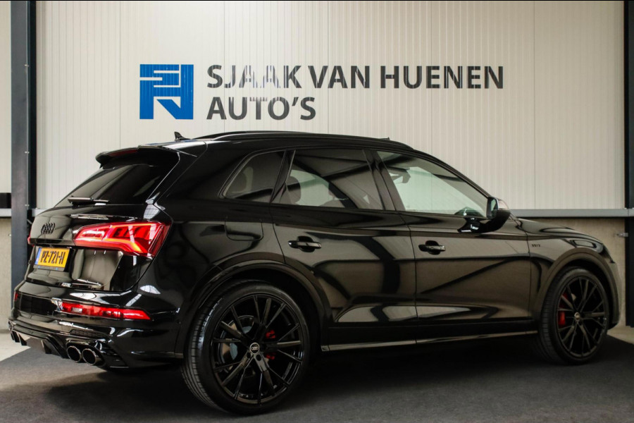 Audi SQ5 3.0TFSI Q5 Quattro S-Line 354pk Automaat! 1e Eig|NL|DLR|Luchtvering|Kuipstoelen|Panoramadak|Virtual Cockpit|Black|Carbon
