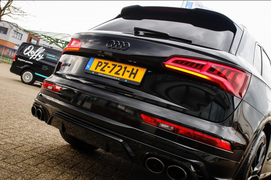 Audi SQ5 3.0TFSI Q5 Quattro S-Line 354pk Automaat! 1e Eig|NL|DLR|Luchtvering|Kuipstoelen|Panoramadak|Virtual Cockpit|Black|Carbon