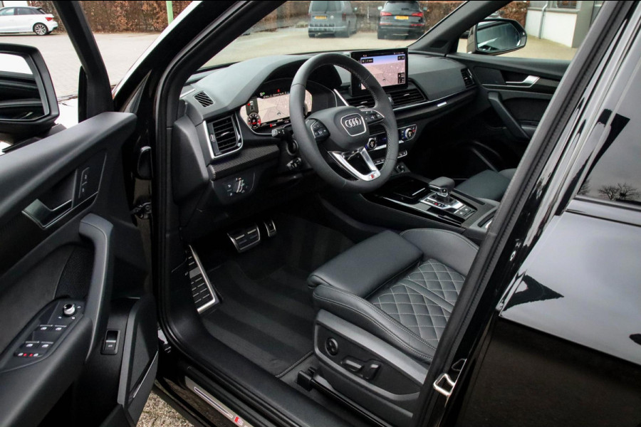 Audi Q5 45 2.0 TFSI Quattro Pro Line S S-Line 265pk Automaat! Panoramadak|Virtual Cockpit|Kuipstoelen|360 Camera|B&O|Black|22inch