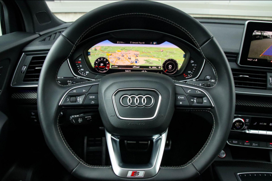 Audi Q5 3.0TFSI SQ5 Quattro S-Line 354pk Automaat! 2e Eig|DLR|Luchtvering|Kuipstoelen|Panoramadak|Virtual Cockpit|Black|Carbon|22