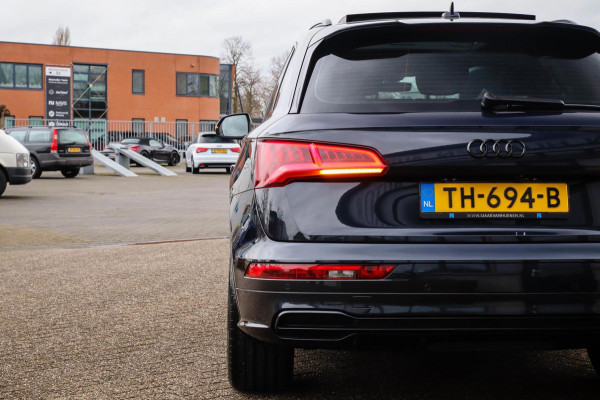 Audi Q5 2.0 TFSI Quattro Pro Line S S-Line 252pk Automaat! 1e|NL|DLR|Luchtvering|Kuipstoelen|Panoramadak|Virtual Cockpit|B&O|Black