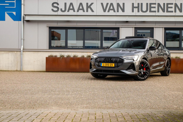 Audi e-tron Sportback 55 Quattro S Edition Pro Line S S-Line 408pk 12%|1e|NL|DLR|Panoramadak|Virtual Cockpit|Luchtvering|360|Black