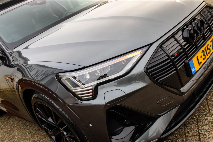 Audi e-tron Sportback 55 Quattro S Edition Pro Line S S-Line 408pk 12%|1e|NL|DLR|Panoramadak|Virtual Cockpit|Luchtvering|360|Black