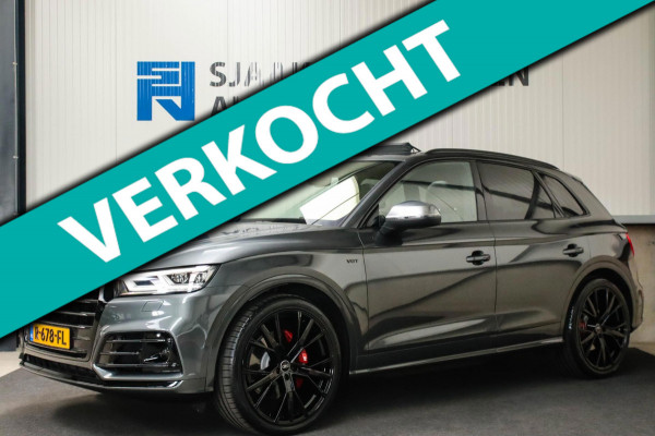 Audi SQ5 3.0TFSI Q5 Quattro S-Line 354pk Automaat! 1e Eig|DLR|Luchtvering|Kuipstoelen|Panoramadak|Virtual Cockpit|Black|Carbon|22