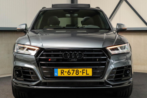 Audi SQ5 3.0TFSI Q5 Quattro S-Line 354pk Automaat! 1e Eig|DLR|Luchtvering|Kuipstoelen|Panoramadak|Virtual Cockpit|Black|Carbon|22