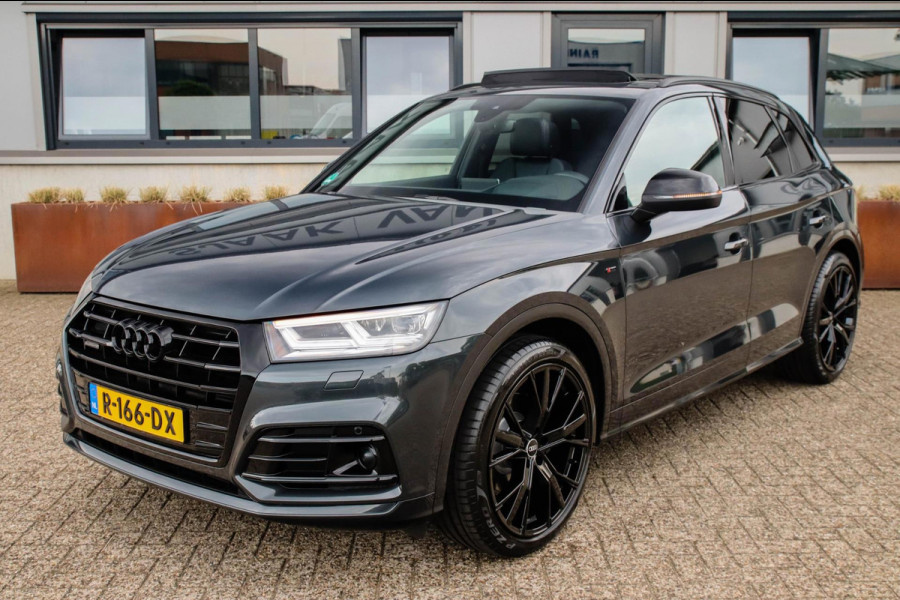 Audi Q5 2.0 TFSI Quattro Pro Line S S-Line 252pk Automaat! 1e Eig|DLR|Luchtvering|Panoramadak|Virtual Cockpit|LED Matrix|B&O|Black