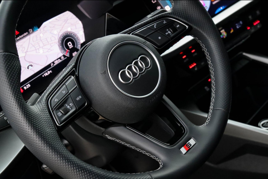 Audi A3 Limousine 35 1.5 TFSI S Edition One S-line 150pk S-Tronic Lederen kuipstoelen|Virtual Cockpit|Panoramadak|LED Matrix|Black