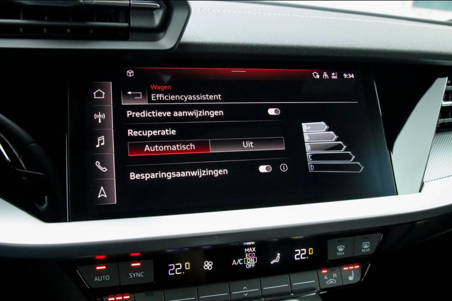 Audi A3 Limousine 35 1.5 TFSI S Edition One S-line 150pk S-Tronic Lederen kuipstoelen|Virtual Cockpit|Panoramadak|LED Matrix|Black