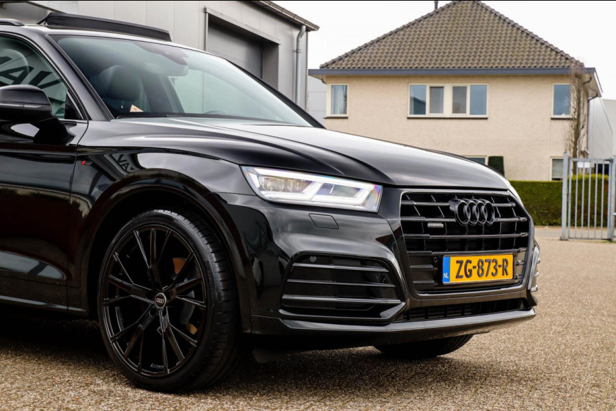 Audi Q5 2.0 TFSI Quattro Pro Line S S-Line 252pk Automaat! NL|Luchtvering|Panoramadak|Virtual Cockpit|Camera|Black|22inch|Trekhaak