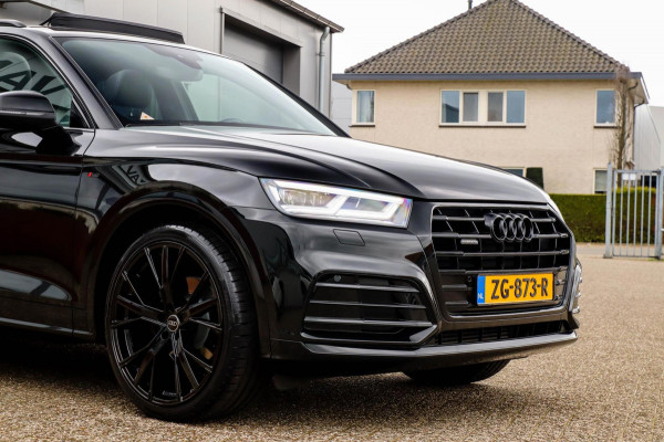 Audi Q5 2.0 TFSI Quattro Pro Line S S-Line 252pk Automaat! NL|Luchtvering|Panoramadak|Virtual Cockpit|Camera|Black|22inch|Trekhaak