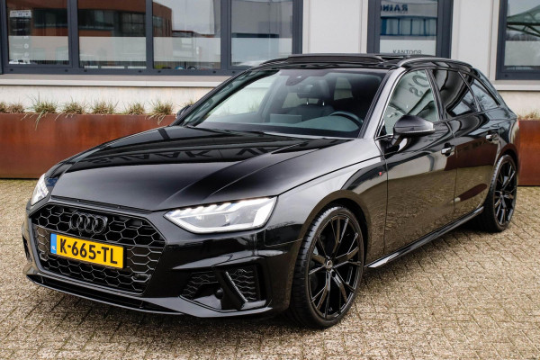 Audi A4 Avant 2.0 TFSI S line Black Edition Facelift 245pk S-Tronic! 1e|DLR|Panoramadak|Virtual Cockpit|Leder|LED Matrix|Black