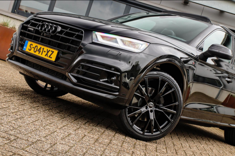 Audi Q5 55 TFSI e Quattro Competition Pro Line S S-Line 367pk Automaat! 1e Eig|Panoramadak|Virtual Cockpit|S kuipstoelen|B&O|Black