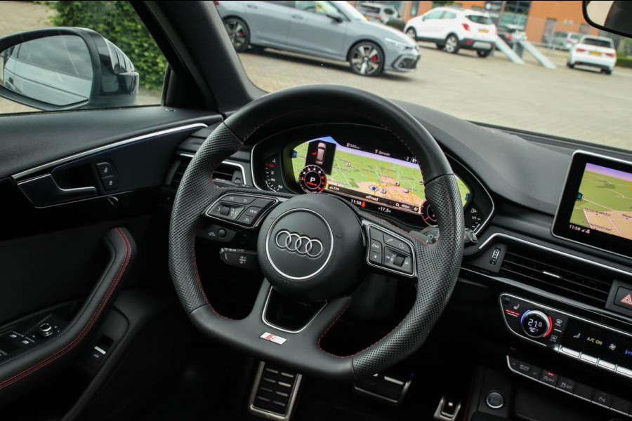 Audi A4 Avant 40 2.0TFSI S line Black Edition Facelift 190pk S-Tronic 1e|Panoramadak|Virtual Cockpit|Leder|LED Matrix|Camera|Black
