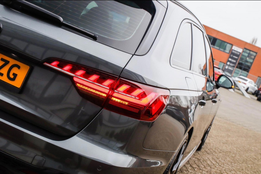 Audi A4 Avant 2.0 TFSI S line Black Edition Facelift 150pk S-Tronic! 1e|NL|DLR|Panoramadak|Virtual Cockpit|Leder|LED Matrix|Black
