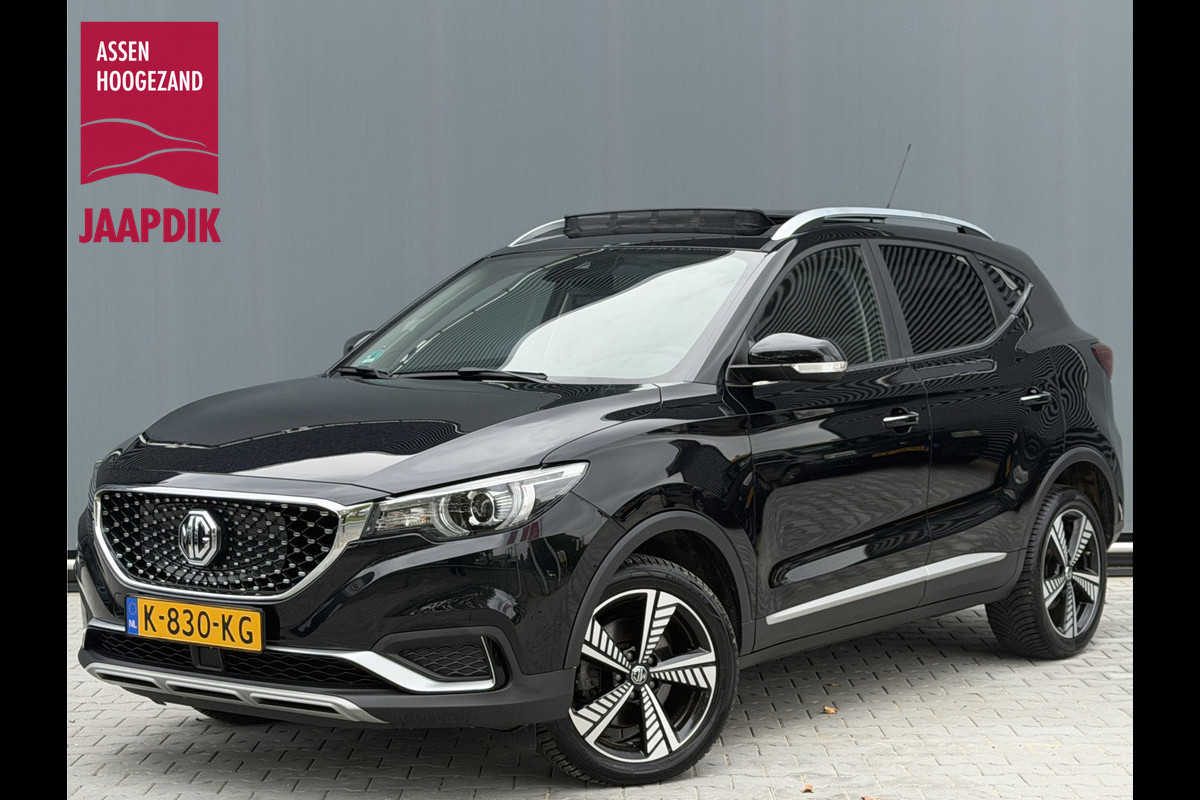 MG Mg Zs BWJ 12-2020 | EV 150PK Luxury 45 kWh SOH 91,7% | LEER | PANO DAK | STOELVERW | NAVI | CLIMA | CARPLAY | PDC | AD CRUISE |