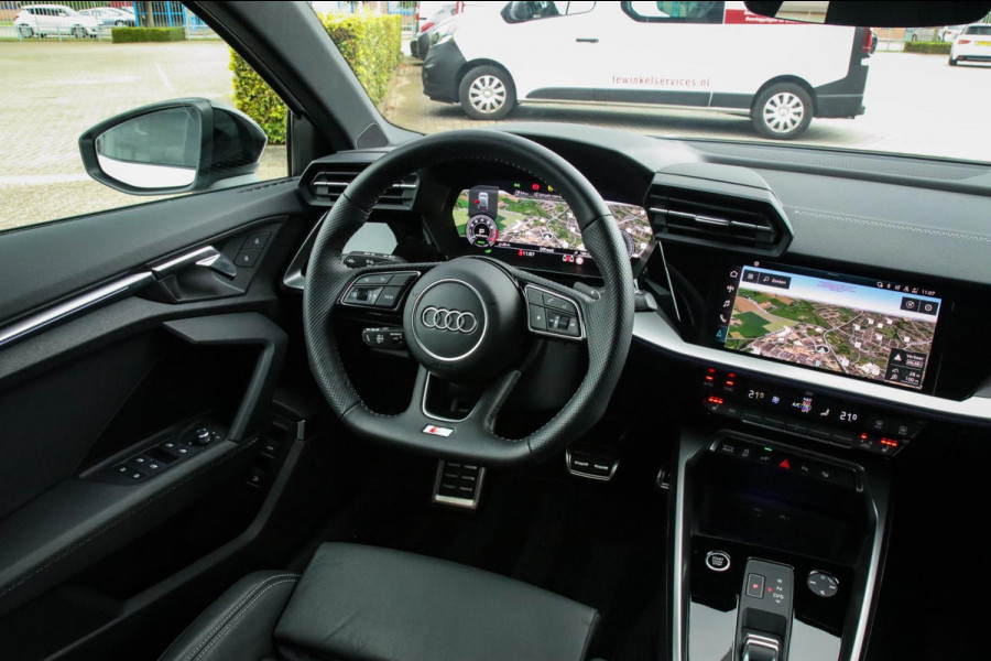 Audi A3 Sportback 45TFSI e PHEV S Edition S-line 245pk S-Tronic Elektrische Kuipstoelen|Virtual Cockpit|Panoramadak|LED Matrix|B&O
