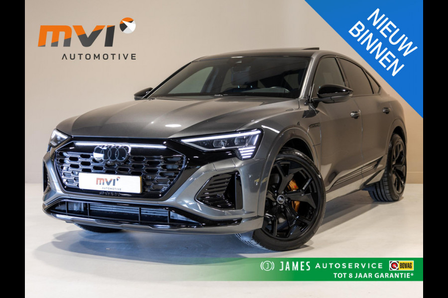 Audi Q8 Sportback e-tron 50 quattro S-Line Edition 95 kWh SOH 90% / 340pk / NAP / Panorama dak / Leder / Elektrische stoelverstelling met geheugen /